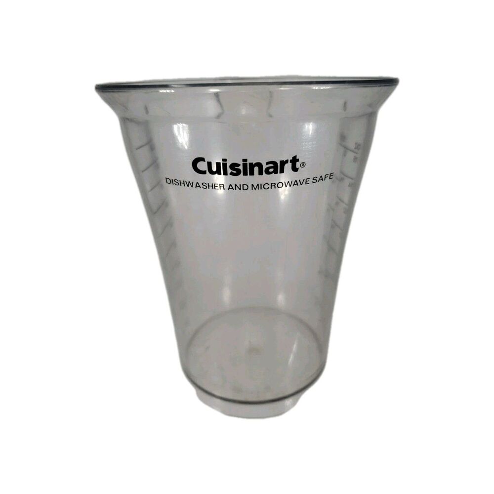 Cuisinart Hand Blending Stick Measuring Cup 2 Cups 16 oz 500ml Used Replacement